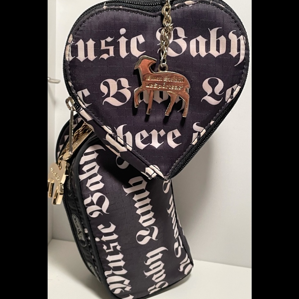 2 BAGS 1 STRAP L.A.M.B. Lesportsac tattoo Gwen